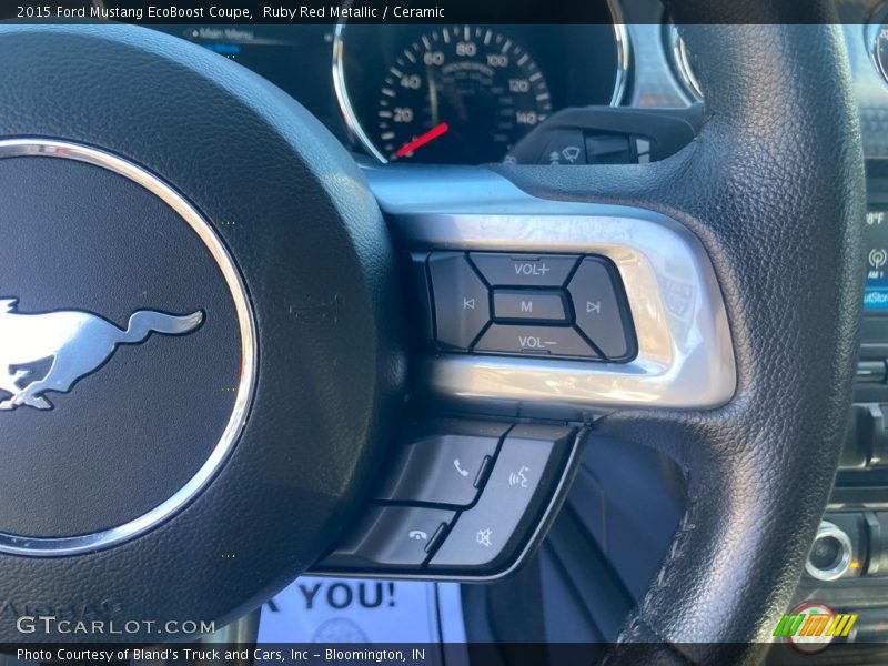 Ruby Red Metallic / Ceramic 2015 Ford Mustang EcoBoost Coupe