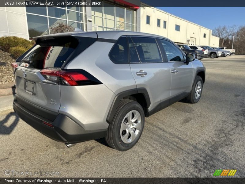Silver Sky Metallic / Black 2023 Toyota RAV4 LE AWD