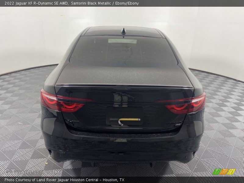 Santorini Black Metallic / Ebony/Ebony 2022 Jaguar XF R-Dynamic SE AWD