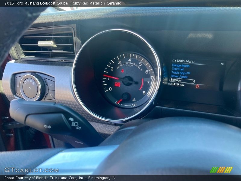 Ruby Red Metallic / Ceramic 2015 Ford Mustang EcoBoost Coupe