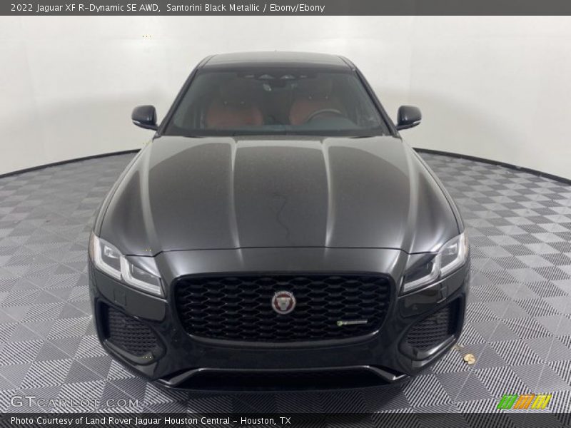 Santorini Black Metallic / Ebony/Ebony 2022 Jaguar XF R-Dynamic SE AWD
