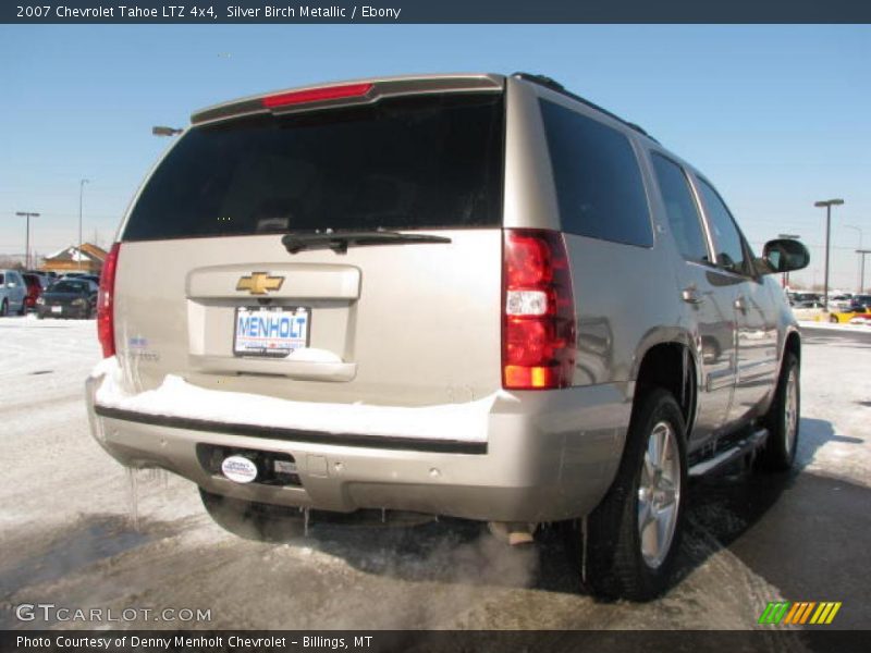 Silver Birch Metallic / Ebony 2007 Chevrolet Tahoe LTZ 4x4