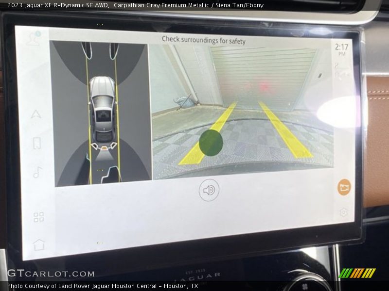 Carpathian Gray Premium Metallic / Siena Tan/Ebony 2023 Jaguar XF R-Dynamic SE AWD