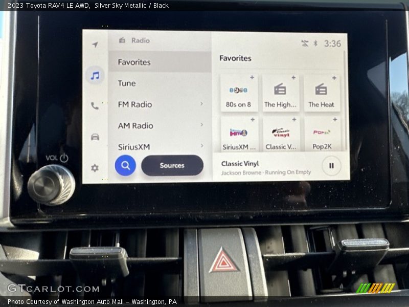 Silver Sky Metallic / Black 2023 Toyota RAV4 LE AWD