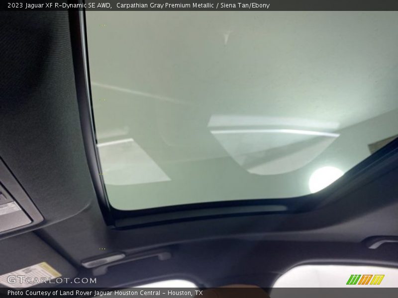 Carpathian Gray Premium Metallic / Siena Tan/Ebony 2023 Jaguar XF R-Dynamic SE AWD