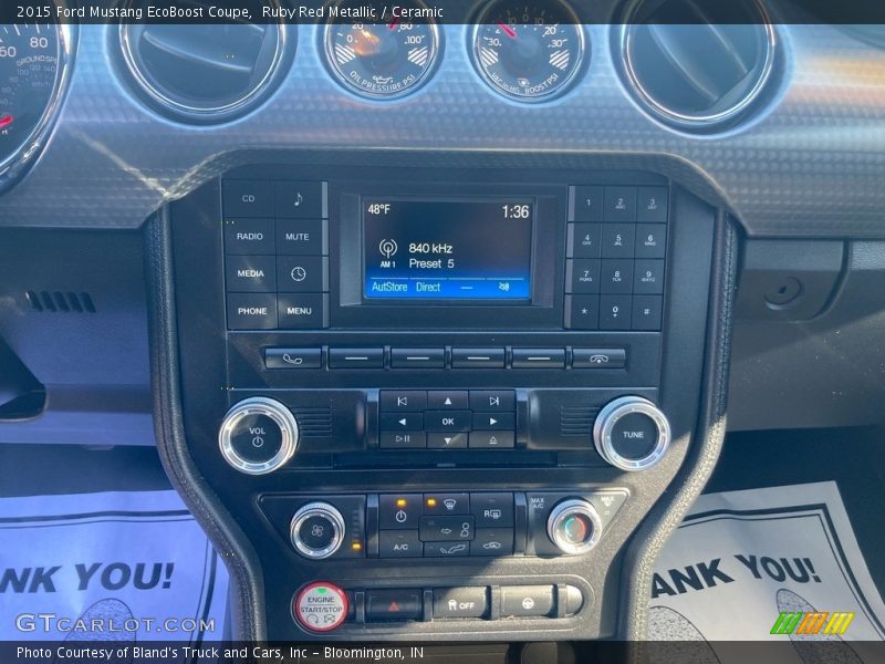 Ruby Red Metallic / Ceramic 2015 Ford Mustang EcoBoost Coupe