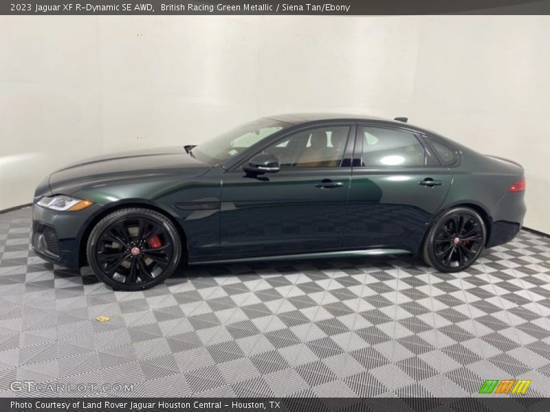 British Racing Green Metallic / Siena Tan/Ebony 2023 Jaguar XF R-Dynamic SE AWD