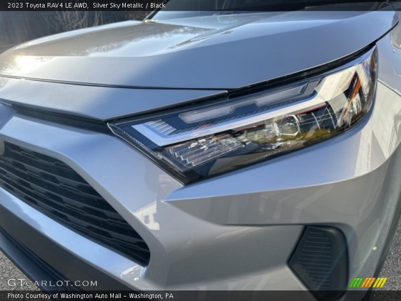 Silver Sky Metallic / Black 2023 Toyota RAV4 LE AWD