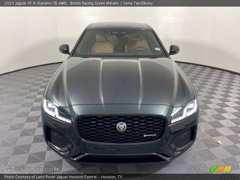 British Racing Green Metallic / Siena Tan/Ebony 2023 Jaguar XF R-Dynamic SE AWD