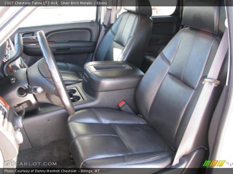 Silver Birch Metallic / Ebony 2007 Chevrolet Tahoe LTZ 4x4