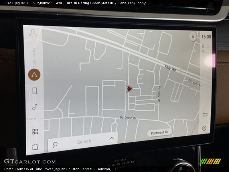 Navigation of 2023 XF R-Dynamic SE AWD