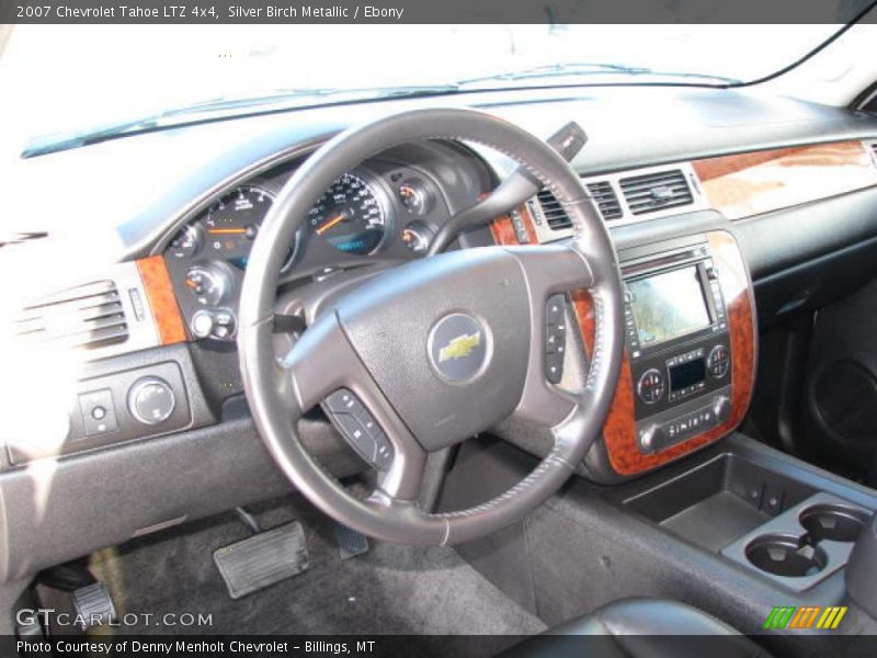 Silver Birch Metallic / Ebony 2007 Chevrolet Tahoe LTZ 4x4