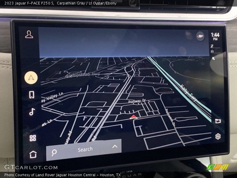Navigation of 2023 F-PACE P250 S