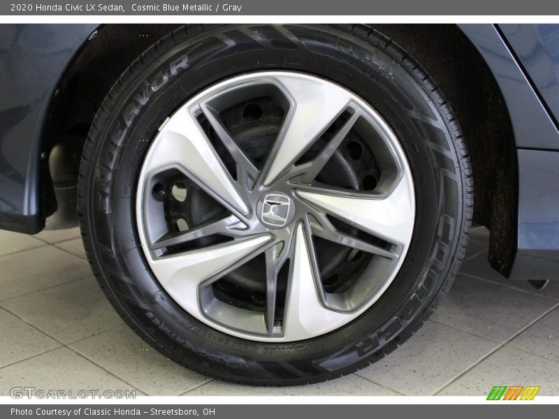 Cosmic Blue Metallic / Gray 2020 Honda Civic LX Sedan