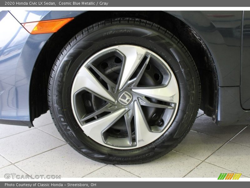 Cosmic Blue Metallic / Gray 2020 Honda Civic LX Sedan