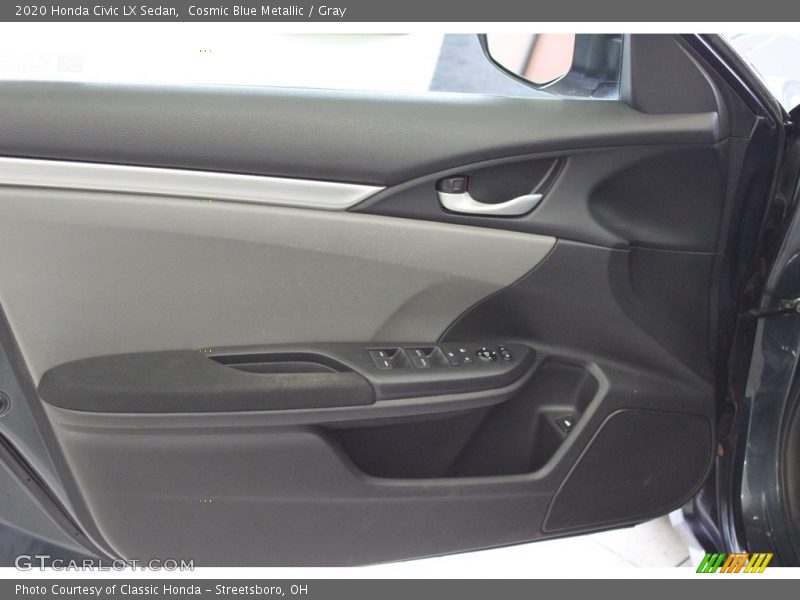 Cosmic Blue Metallic / Gray 2020 Honda Civic LX Sedan