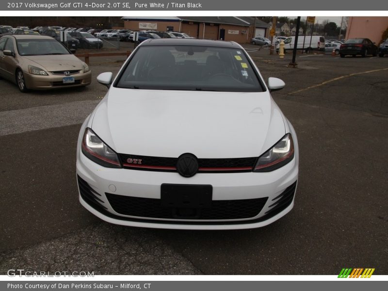 Pure White / Titan Black 2017 Volkswagen Golf GTI 4-Door 2.0T SE