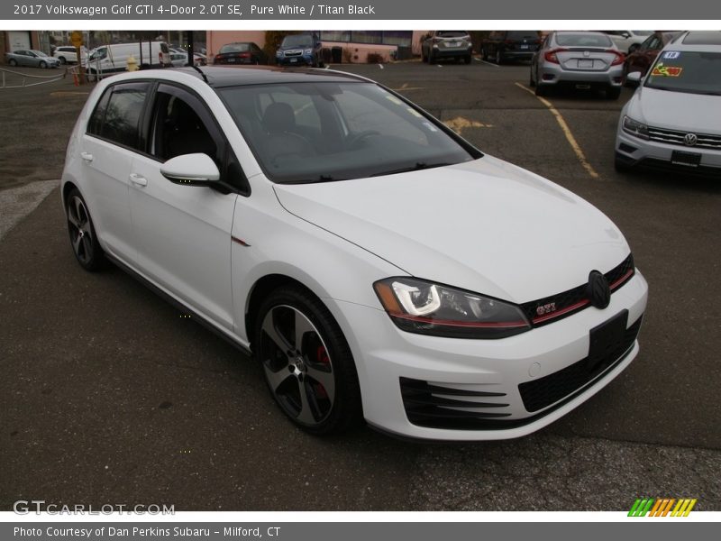 Pure White / Titan Black 2017 Volkswagen Golf GTI 4-Door 2.0T SE