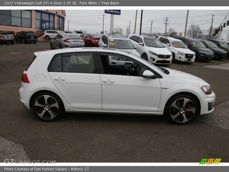 Pure White / Titan Black 2017 Volkswagen Golf GTI 4-Door 2.0T SE