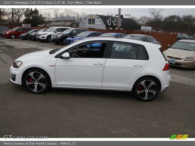 Pure White / Titan Black 2017 Volkswagen Golf GTI 4-Door 2.0T SE