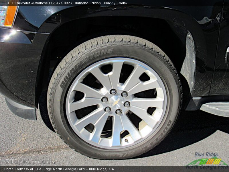 Black / Ebony 2013 Chevrolet Avalanche LTZ 4x4 Black Diamond Edition