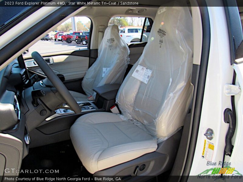 Front Seat of 2023 Explorer Platinum 4WD