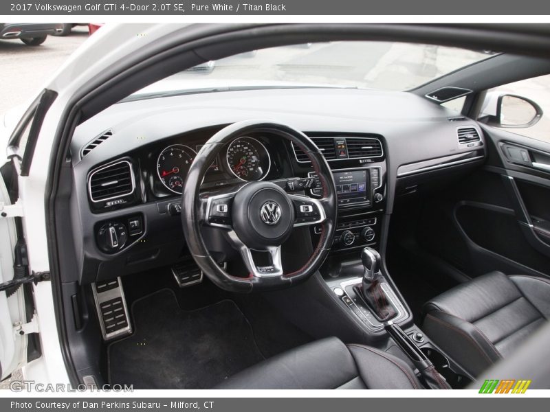 Pure White / Titan Black 2017 Volkswagen Golf GTI 4-Door 2.0T SE