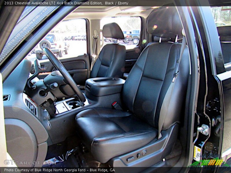 Black / Ebony 2013 Chevrolet Avalanche LTZ 4x4 Black Diamond Edition