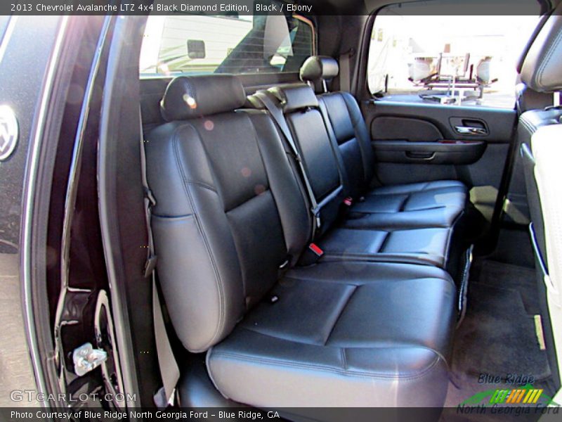 Black / Ebony 2013 Chevrolet Avalanche LTZ 4x4 Black Diamond Edition