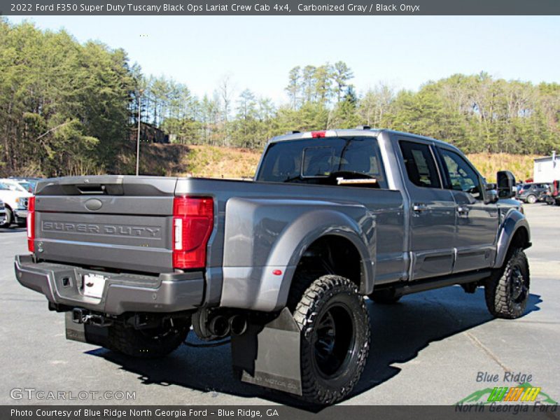 Carbonized Gray / Black Onyx 2022 Ford F350 Super Duty Tuscany Black Ops Lariat Crew Cab 4x4