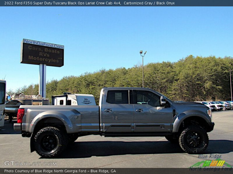 Carbonized Gray / Black Onyx 2022 Ford F350 Super Duty Tuscany Black Ops Lariat Crew Cab 4x4