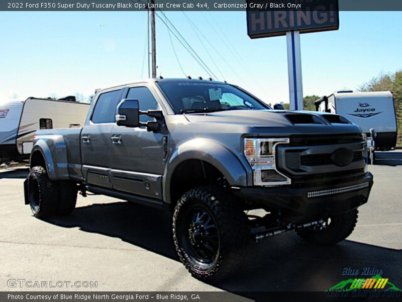  2022 F350 Super Duty Tuscany Black Ops Lariat Crew Cab 4x4 Carbonized Gray