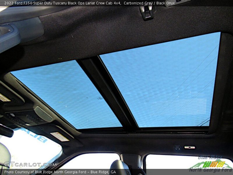 Sunroof of 2022 F350 Super Duty Tuscany Black Ops Lariat Crew Cab 4x4