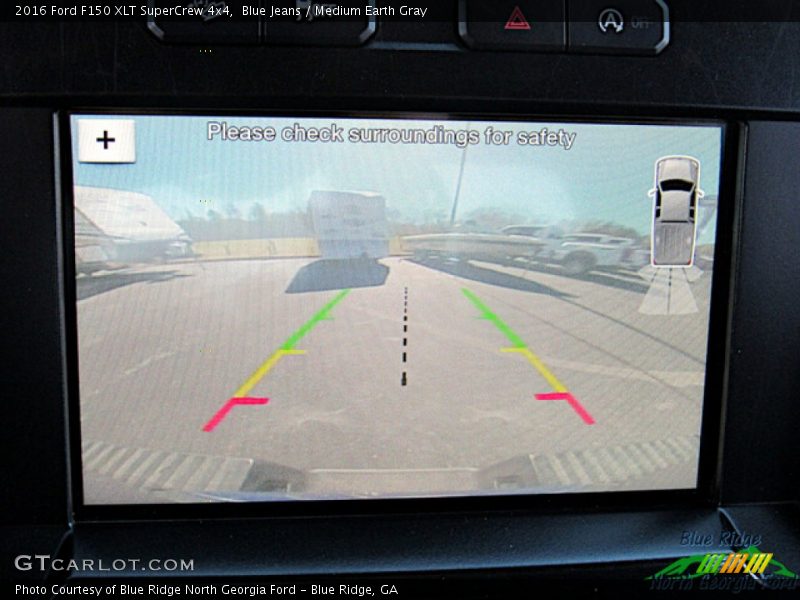 Blue Jeans / Medium Earth Gray 2016 Ford F150 XLT SuperCrew 4x4