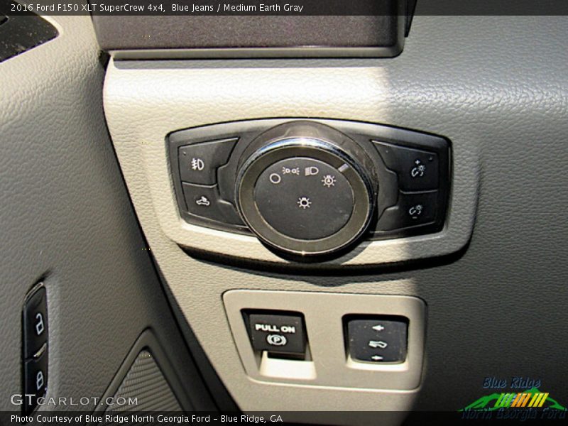 Blue Jeans / Medium Earth Gray 2016 Ford F150 XLT SuperCrew 4x4
