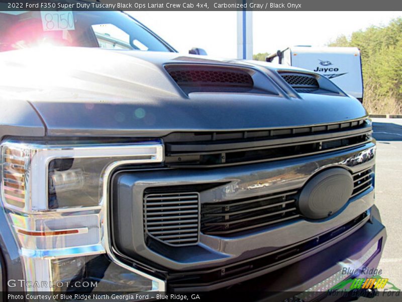 Carbonized Gray / Black Onyx 2022 Ford F350 Super Duty Tuscany Black Ops Lariat Crew Cab 4x4