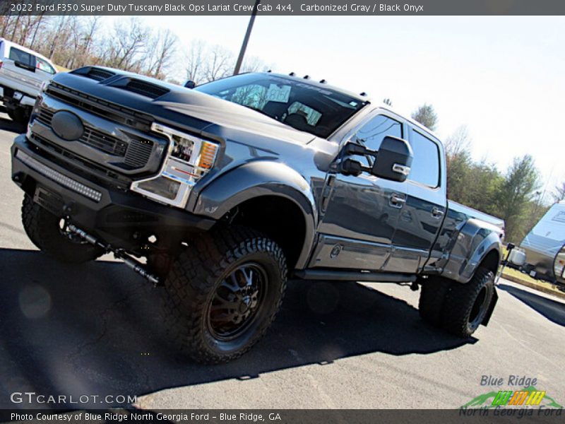 Carbonized Gray / Black Onyx 2022 Ford F350 Super Duty Tuscany Black Ops Lariat Crew Cab 4x4
