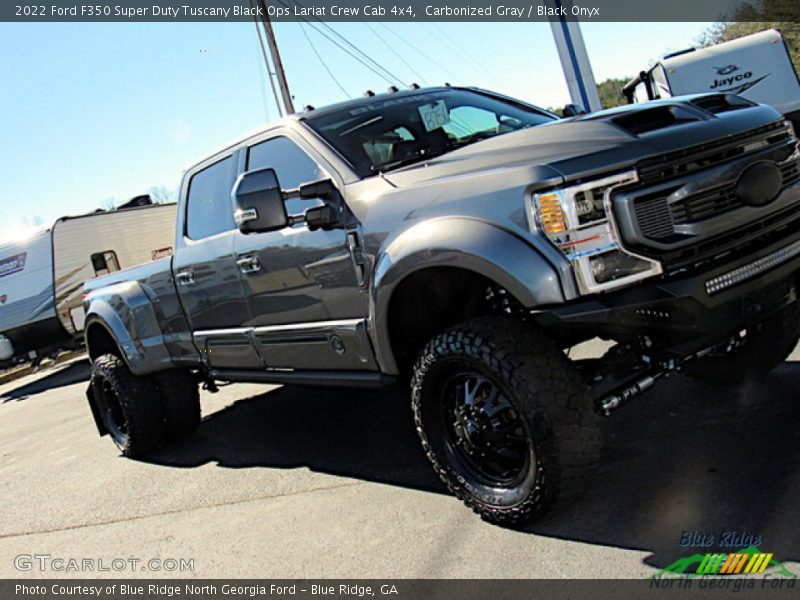 Carbonized Gray / Black Onyx 2022 Ford F350 Super Duty Tuscany Black Ops Lariat Crew Cab 4x4