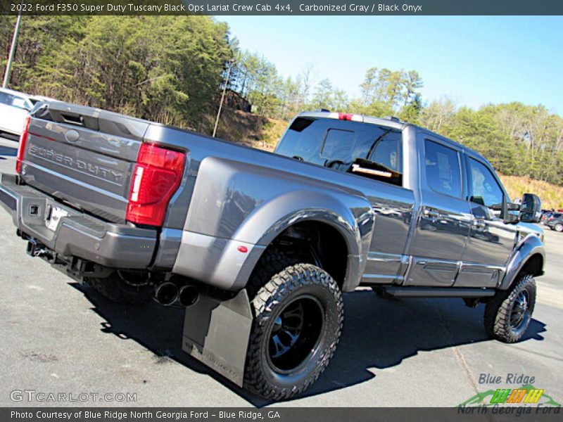 Carbonized Gray / Black Onyx 2022 Ford F350 Super Duty Tuscany Black Ops Lariat Crew Cab 4x4