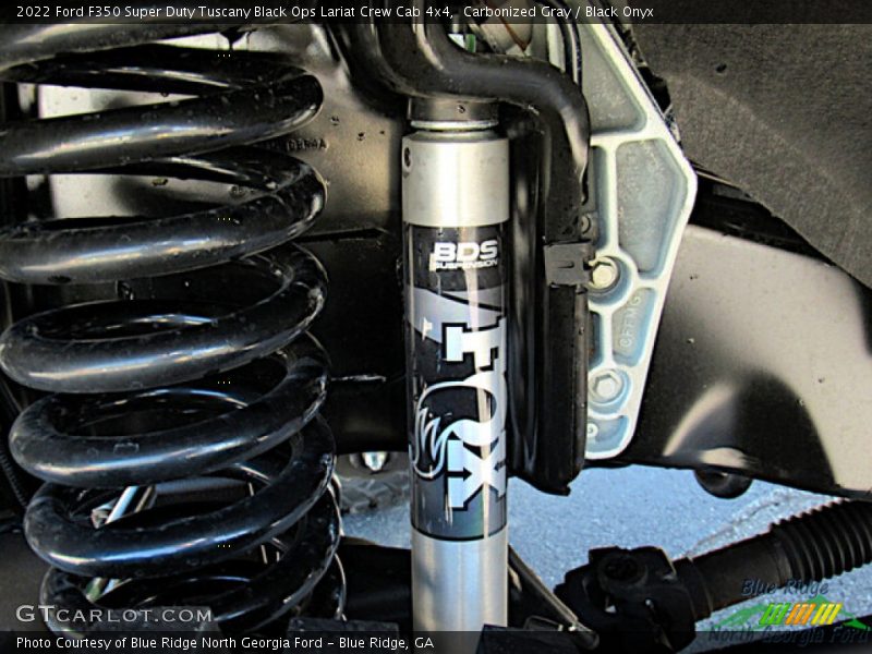 Undercarriage of 2022 F350 Super Duty Tuscany Black Ops Lariat Crew Cab 4x4