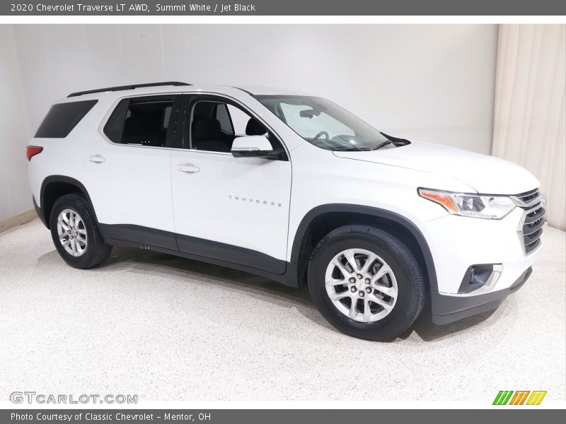 Summit White / Jet Black 2020 Chevrolet Traverse LT AWD