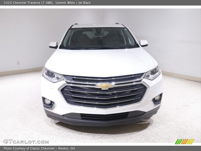 Summit White / Jet Black 2020 Chevrolet Traverse LT AWD