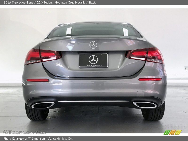 Mountain Grey Metallic / Black 2019 Mercedes-Benz A 220 Sedan