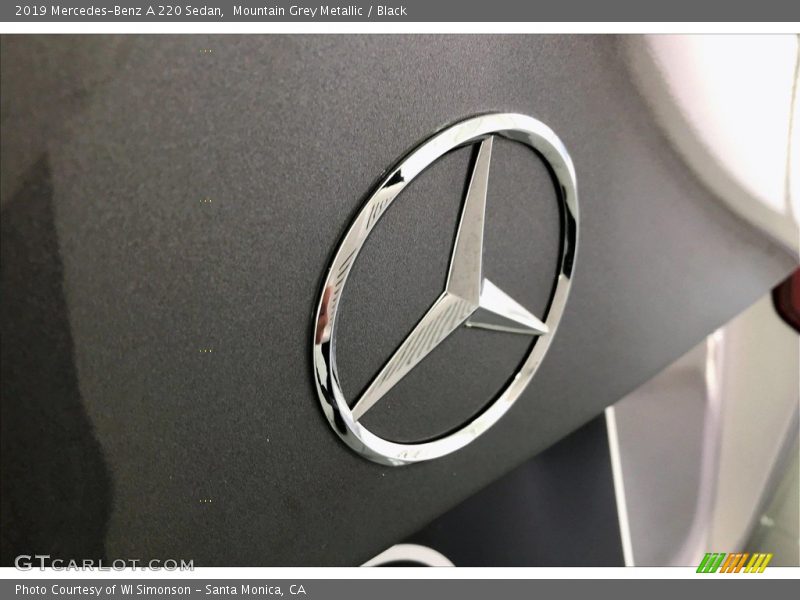 Mountain Grey Metallic / Black 2019 Mercedes-Benz A 220 Sedan