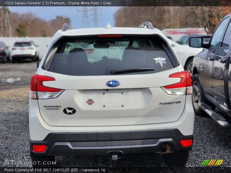 Crystal White Pearl / Gray 2020 Subaru Forester 2.5i Premium