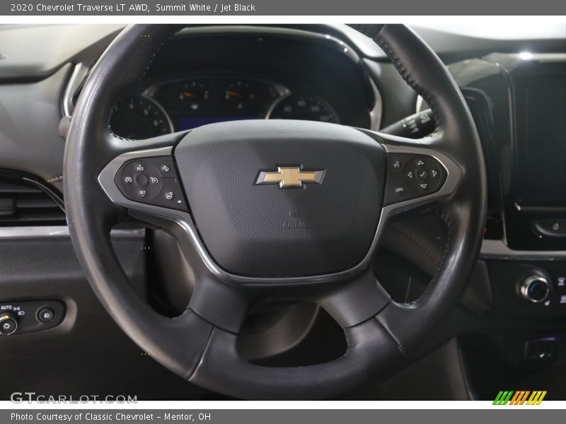 Summit White / Jet Black 2020 Chevrolet Traverse LT AWD