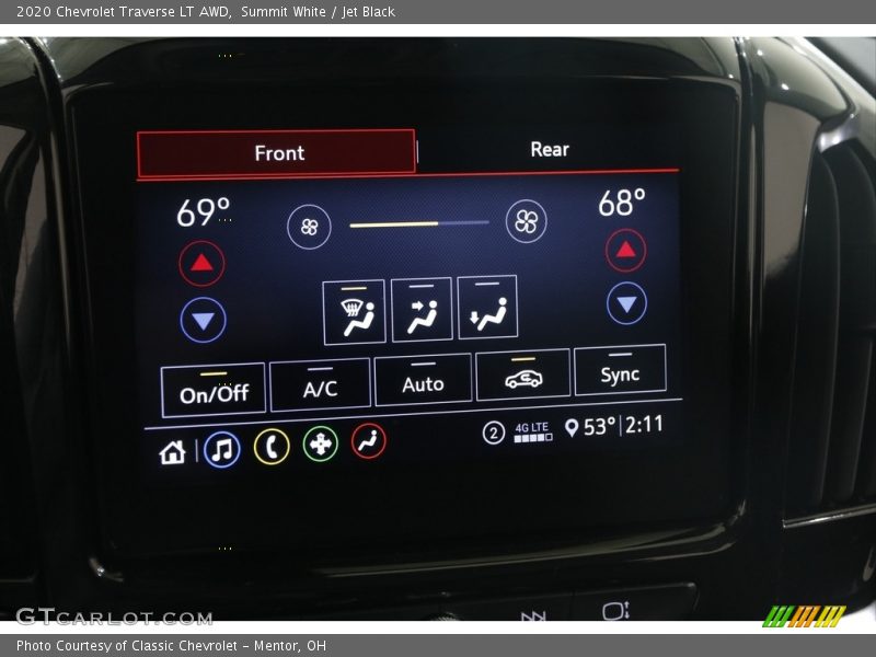 Summit White / Jet Black 2020 Chevrolet Traverse LT AWD