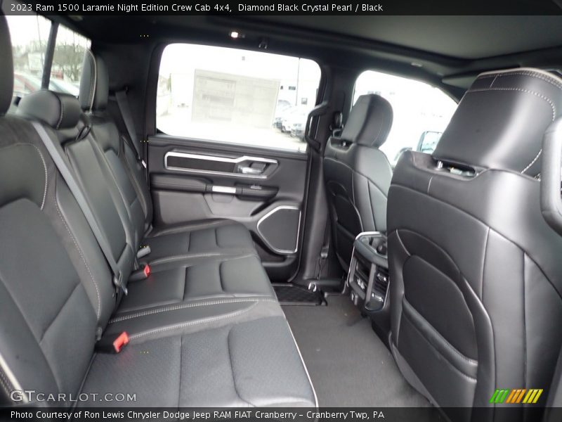 Rear Seat of 2023 1500 Laramie Night Edition Crew Cab 4x4