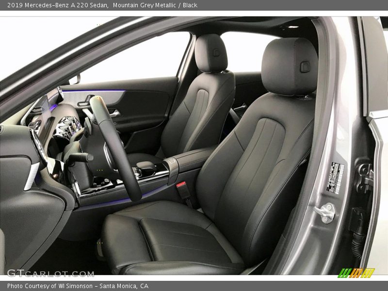 Mountain Grey Metallic / Black 2019 Mercedes-Benz A 220 Sedan