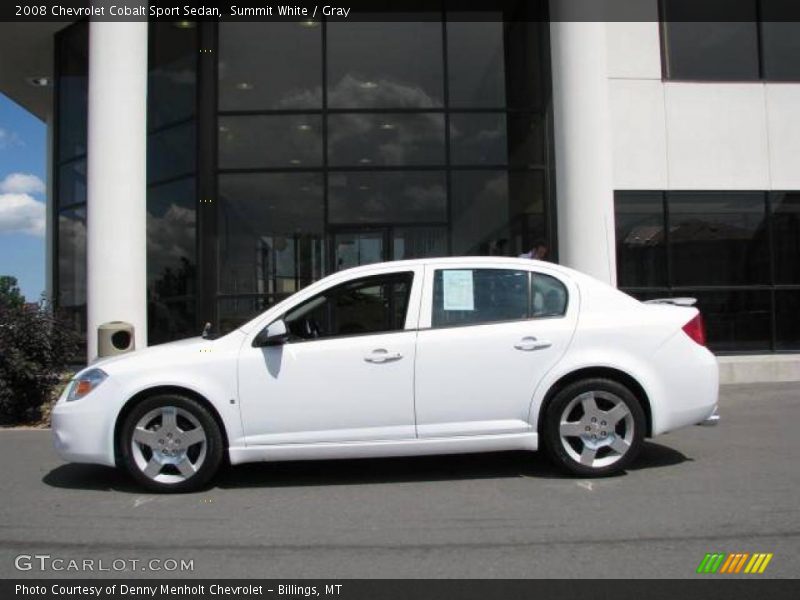 Summit White / Gray 2008 Chevrolet Cobalt Sport Sedan